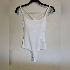 Klassy Network Crossback Braless Bodysuit